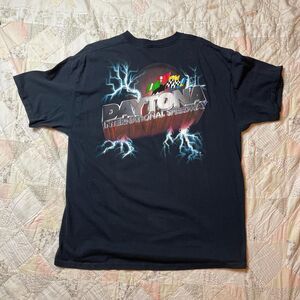 vintage 90s delta triangle daytona international speedway nascar racing tee XXL